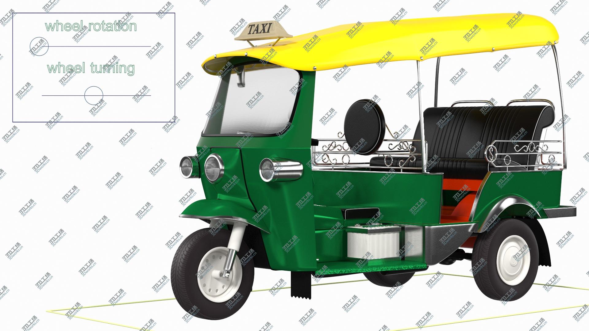 images/goods_img/202104091/Three Wheeler Auto Rickshaw Rigged 3D model/3.jpg